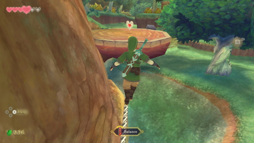 Skyward Sword Heart Piece Faron Woods