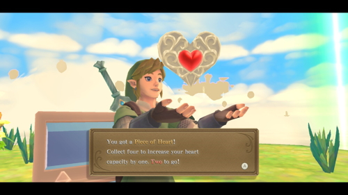 Skyward Sword Heart Piece Faron Woods