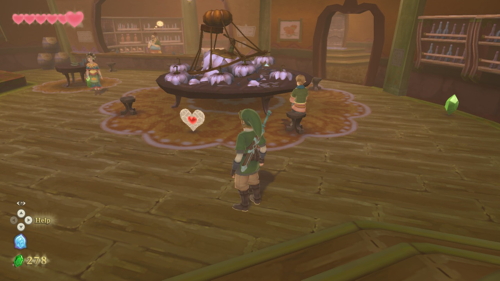 Skyward Sword Heart Piece Pumpkin Landing