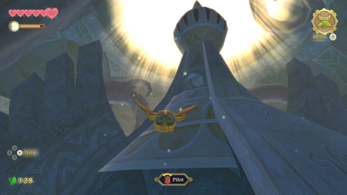 Skyward Sword Heart Piece Skyview Temple