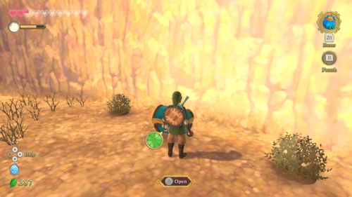 Skyward Sword Heart Piece Lanayru Desert