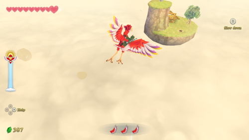 Skyward Sword Heart Piece Sky