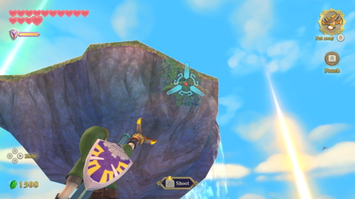 Skyward Sword Heart Piece Skyloft
