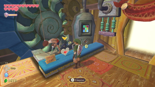 Skyward Sword Heart Piece Beedle's Airshop