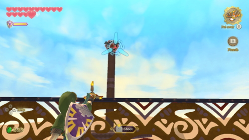 Skyward Sword Heart Piece Sandship