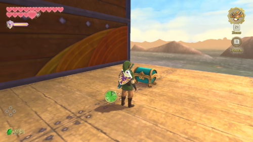 Skyward Sword Heart Piece Sandship