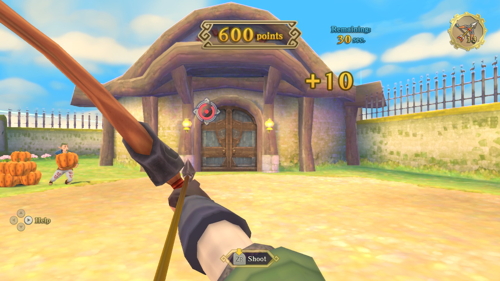 Skyward Sword Heart Piece Fledge Minigame