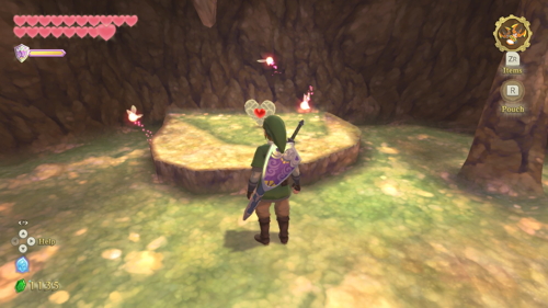 Skyward Sword Heart Piece Volcano Summit