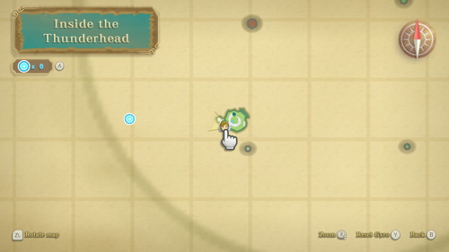 Skyward Sword Heart Piece Thunderhead
