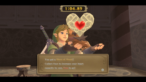 Skyward Sword Heart Piece Shipyard