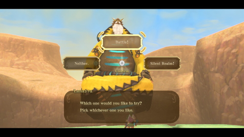 Skyward Sword Heart Piece Lanayru Gorge