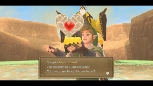 Skyward Sword Heart Piece Lanayru Gorge
