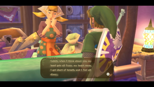 Skyward Sword HD Item Check Girl Quest