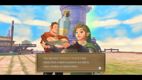 Skyward Sword Saving Sister Quest