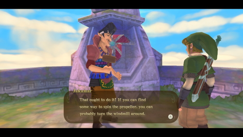 Skyward Sword Lost Windmill Propeller