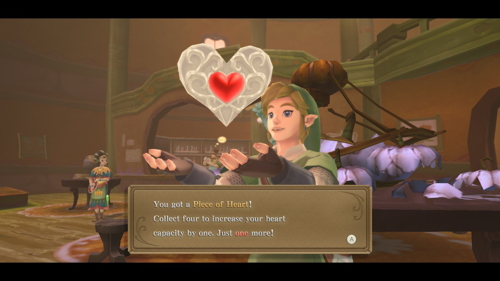Skyward Sword Lumpy Pumpkin Heart Piece