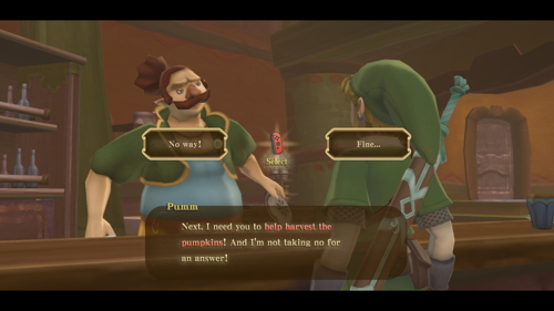 Skyward Sword Pumpkin Balance