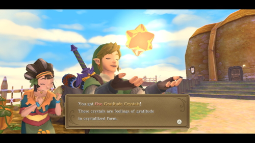 Skyward Sword HD Pumpkin Landing Gratitude Crystals