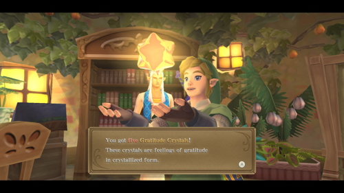 Skyward Sword Strange Plant Gratitude Crystals
