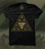 'Wisdom, Courage, Power' t-shirt by Cory Schmitz