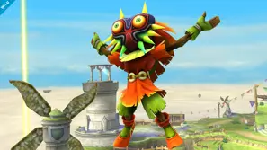 Skull Kid is an Assist Trophy in New Smash Bros Games
