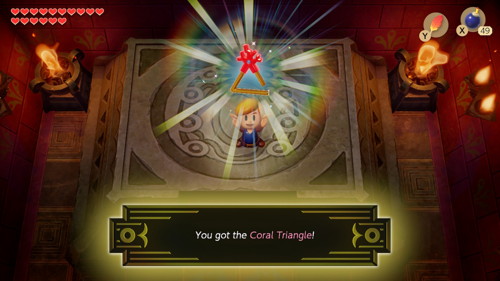 Link's Awakening Switch Coral Triangle