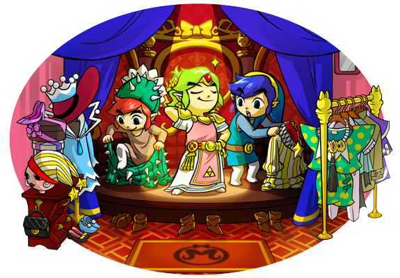 Tri Force Heroes Costume Art