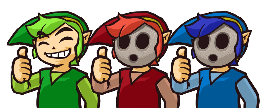 Tri Force Heroes Link Dolls