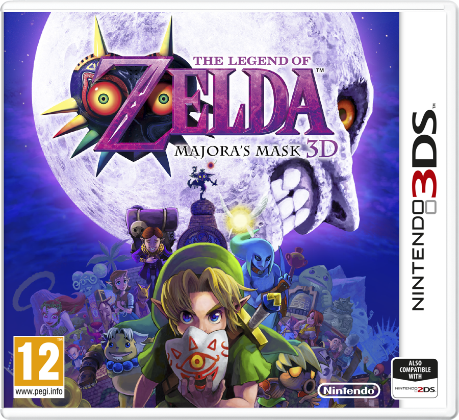 Majora's Mask 3D European Box Art