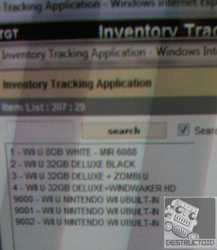 The Wind Waker HD Wii U Bundle Sight in Target Inventory System