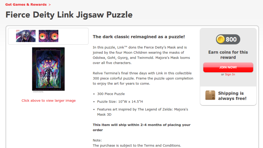 Fierce Deity Link Puzzle