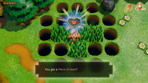 Link's Awakening Switch Heart Pieces