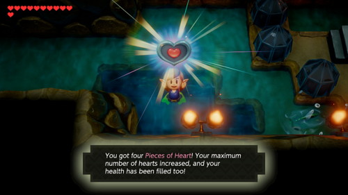 Link's Awakening Switch Heart Pieces