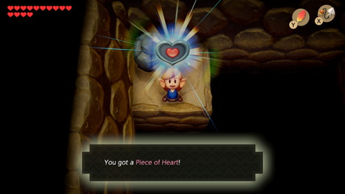 Link's Awakening Switch Heart Pieces