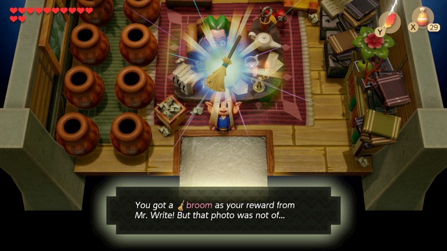 Link's Awakening Switch Trading Sequence Broom