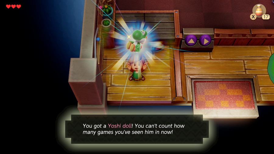Link's Awakening Switch Trading Sequence Yoshi Doll