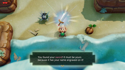 Link's Awakening Switch Sword