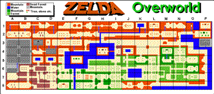 legend of zelda overworld map
