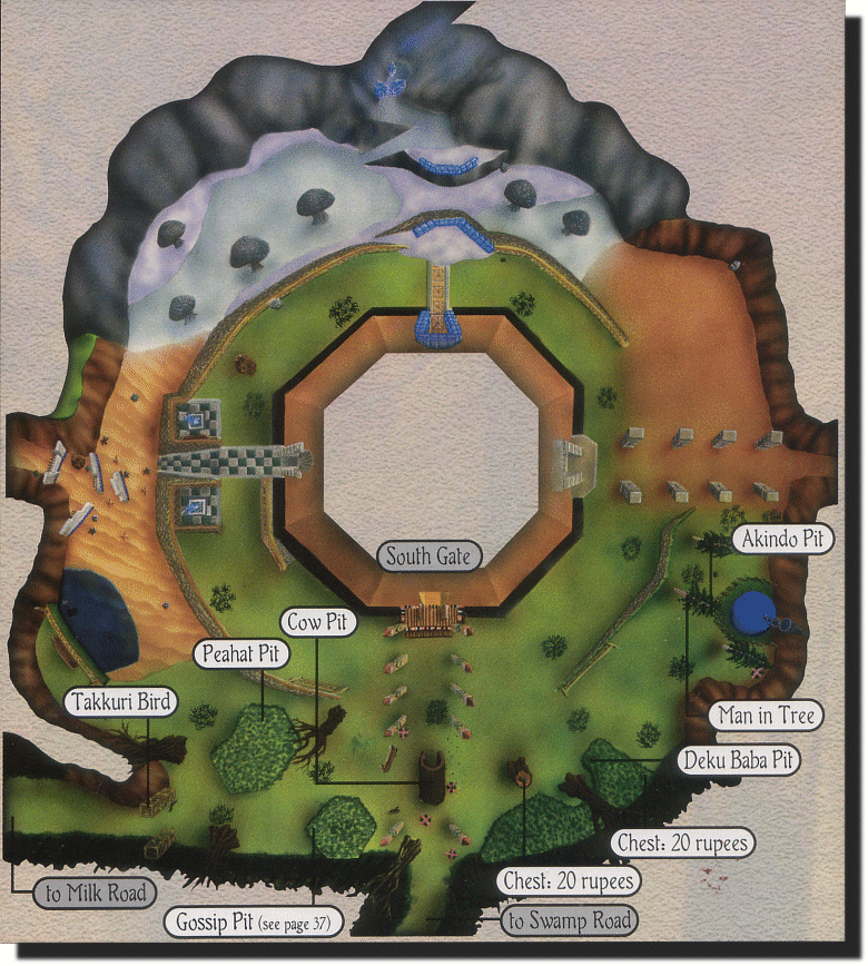 Majoras Mask Overworld Map