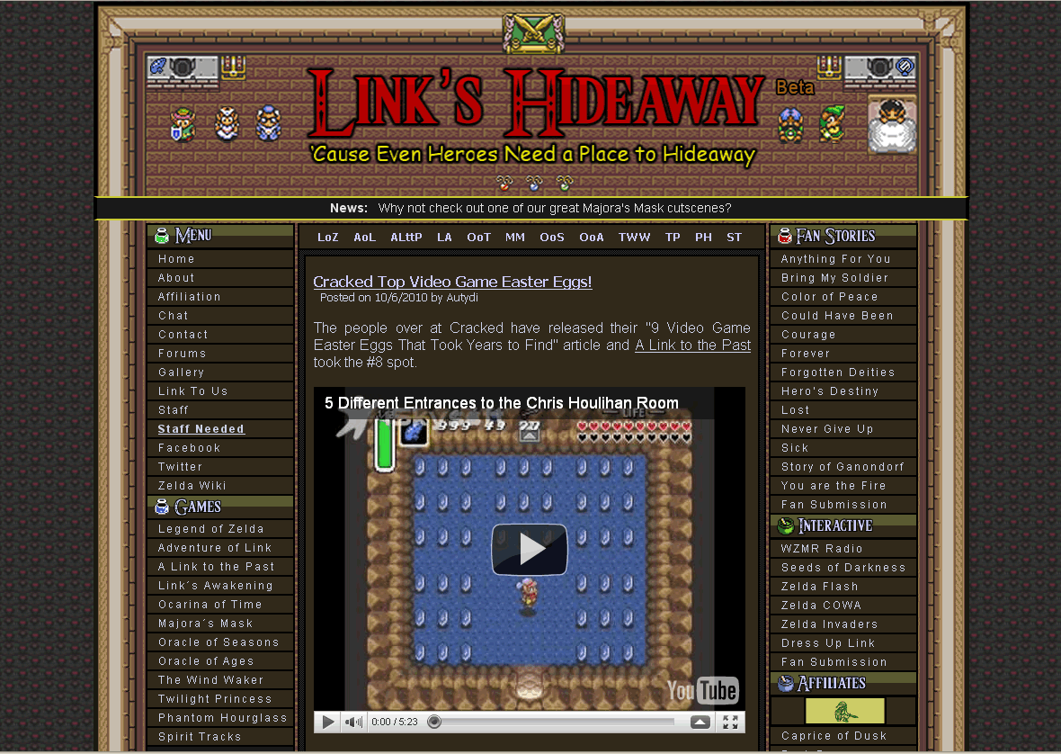 Link's Hideaway Version 3 has Launched!