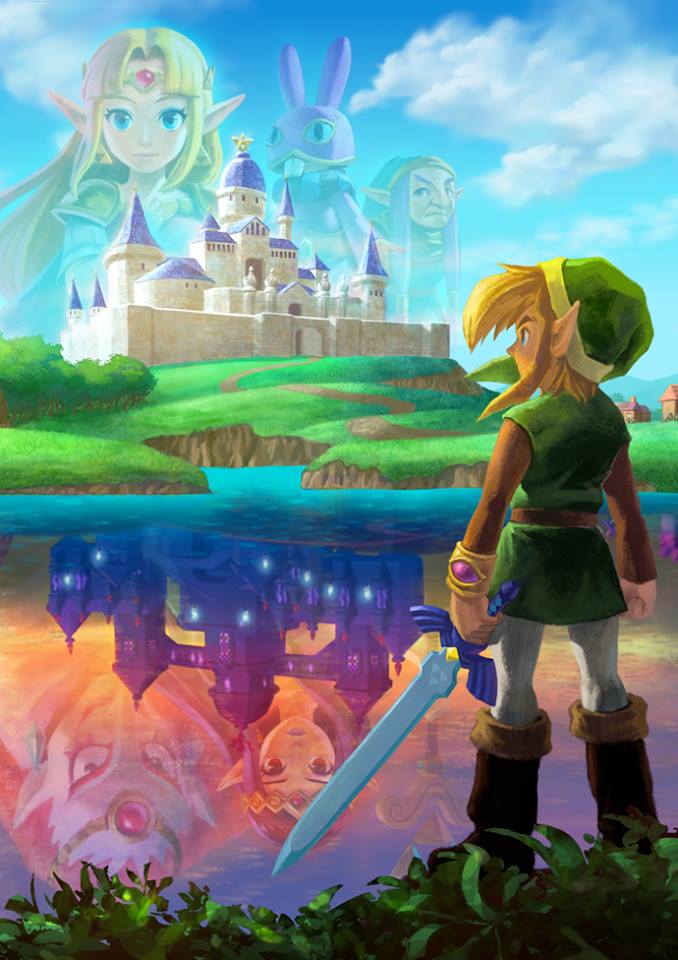 A Link Between Worlds Artwork Lorule