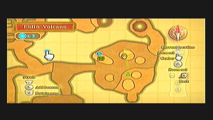 Skyward Sword Eldin Volcano Map