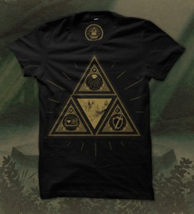 “Wisdom, Courage, Power” t-shirt by Cory Schmitz