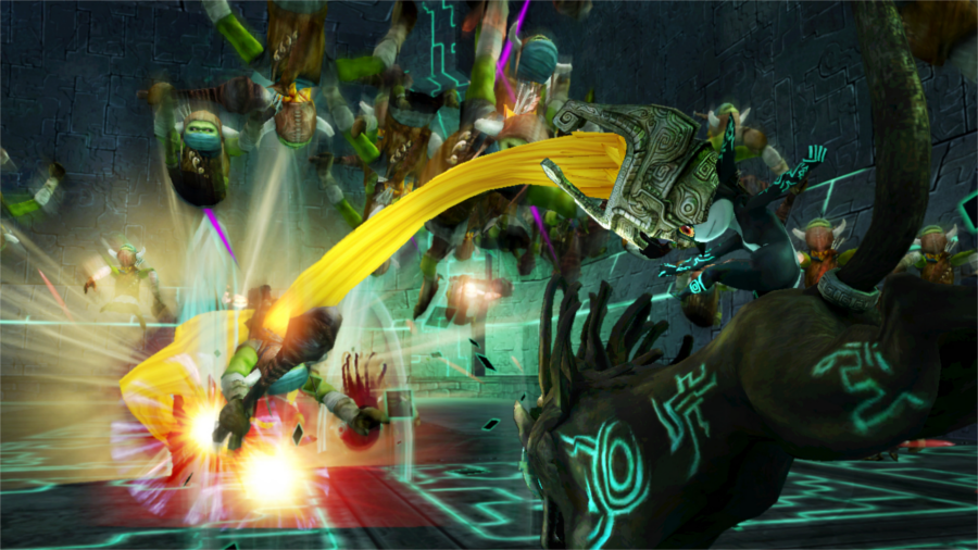 Midna fights alongside Twili-Wolf!